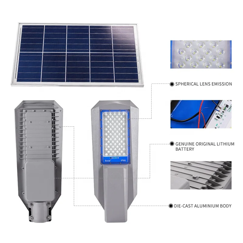 YUNDUO High Quality Outdoor Streetlight 40W 60W 90W 120W Led Solar Street Light With Pole