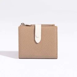 Оптовая продажа, Модные Винтажные женские маленькие дизайнерские кожаные кошельки с держателем для карт на молнии