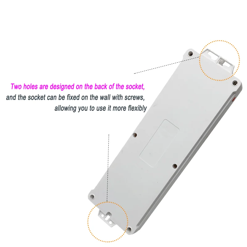 UK Eu universal electric plug 3 way insert power strip outlet with 3 usb socket