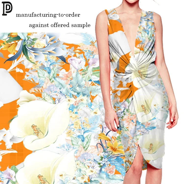 High Quality Polyester Korean Velvet Velvet Digital Printing Fabric