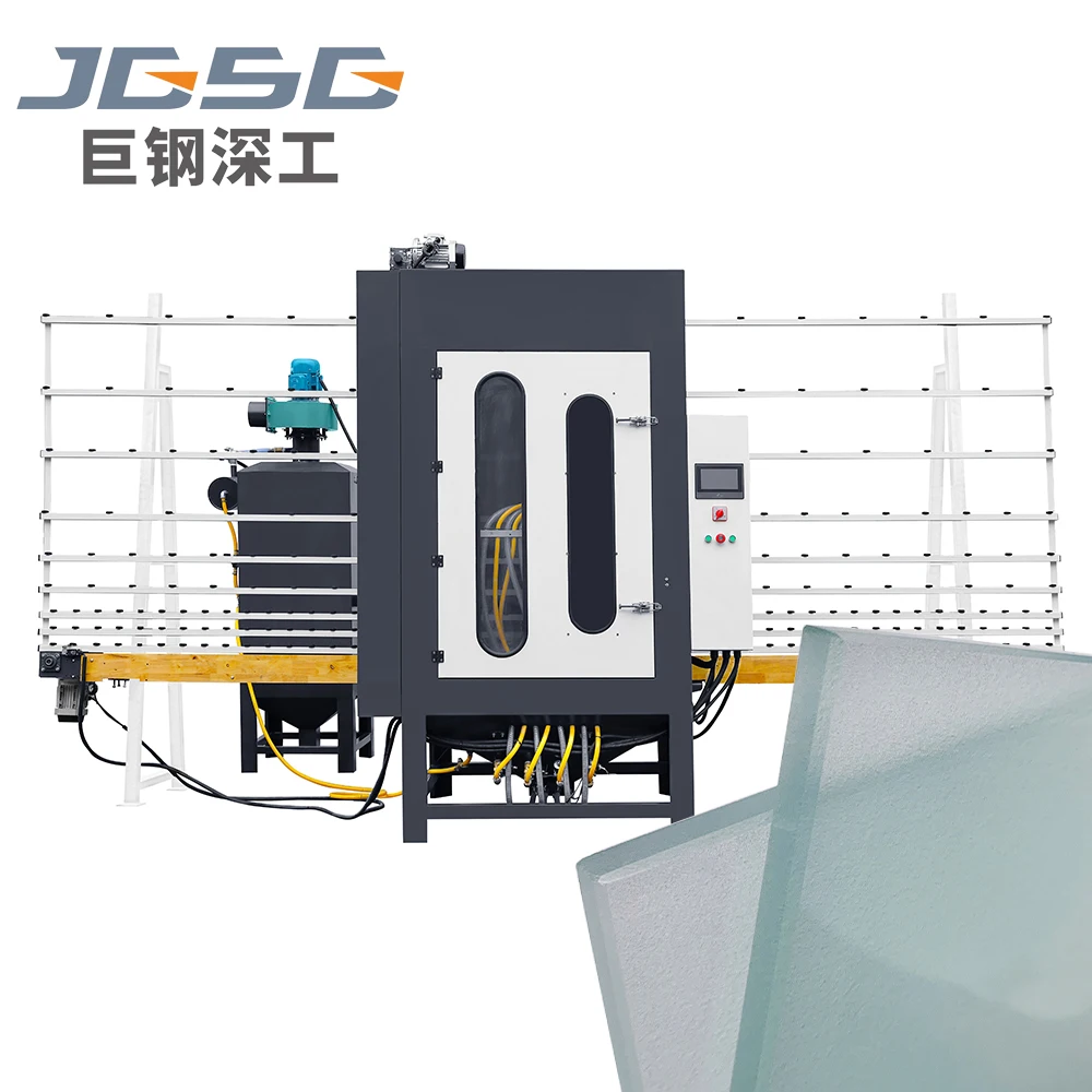 Vertical Type Automatic Sand Blasting Glass Sandblasted Frosted Tempered Sandblast Machine glass machinery and tools