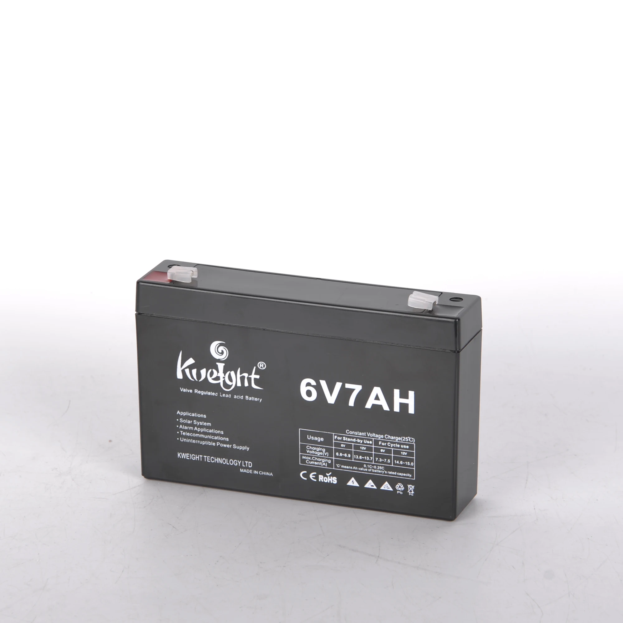 Original Factory Wholesale VRLA Agm 6V 7AH Sealed Lead Acid Batteries