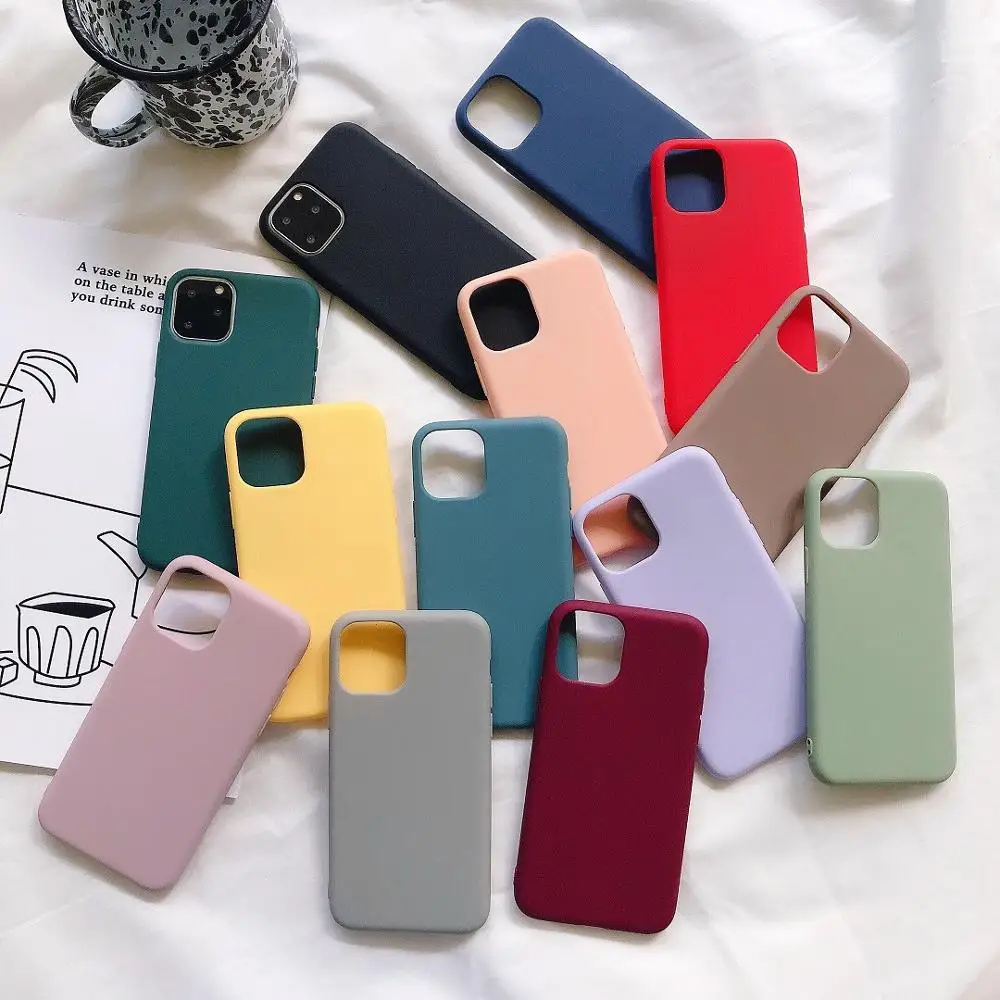 
Силиконовый чехол карамельных цветов для iPhone 11, мягкая задняя крышка из ТПУ с желеобразным рисунком, чехол для iPhone 11 Pro Max iPhone11 