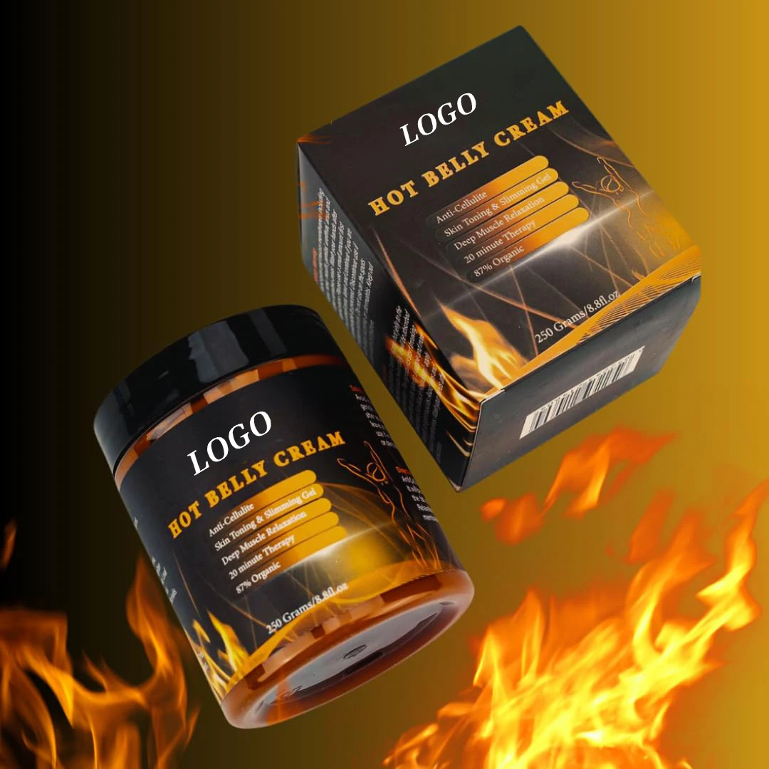 BLIW Private Label Herbal Flat Tummy Weight Loss Fat Burning Body Shaping Anti-Cellulite Hot Belly Cream For Women