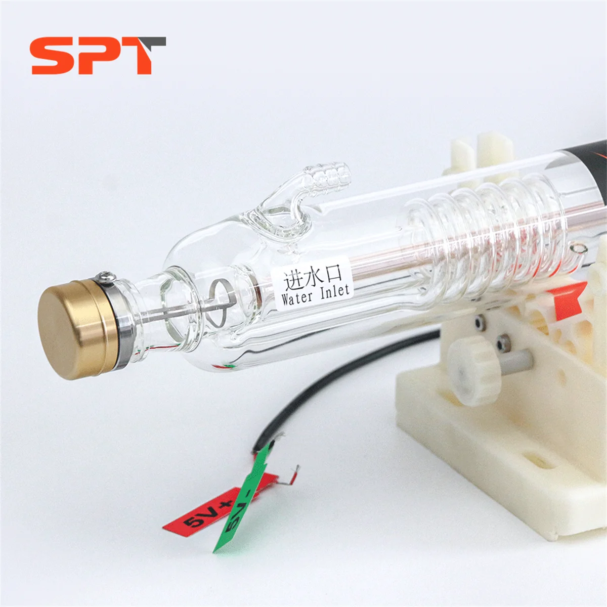 SPT low power CO2 laser tube 30W With Red Pointer length 730mm glass laser tube for cutting wood/cloth
