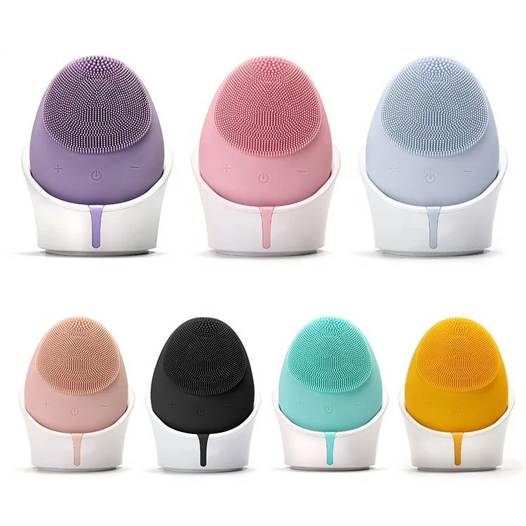 Wholesale Silicone Face Cleansing Brush High Quality Double-Sided Facial Cleanser Pore Cleaner Exfoliator