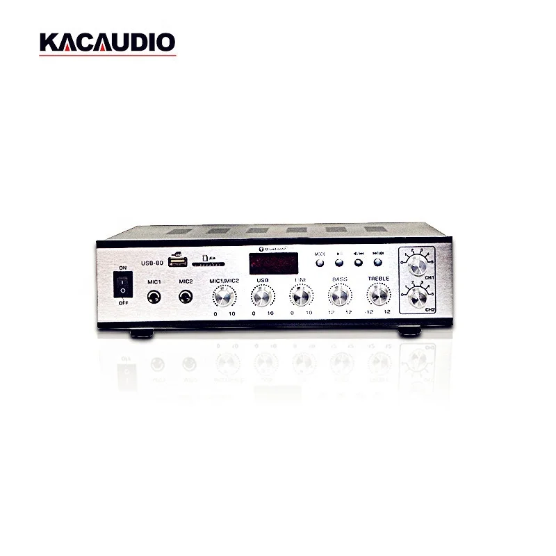 80w Power Amplifier Mini Voltage Power Amplifier Used in Public Address System