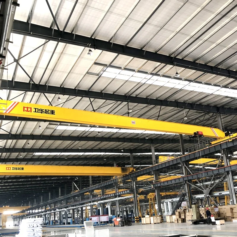 WEIHUA european style 3 ton 5 ton single girder overhead bridge crane for sale