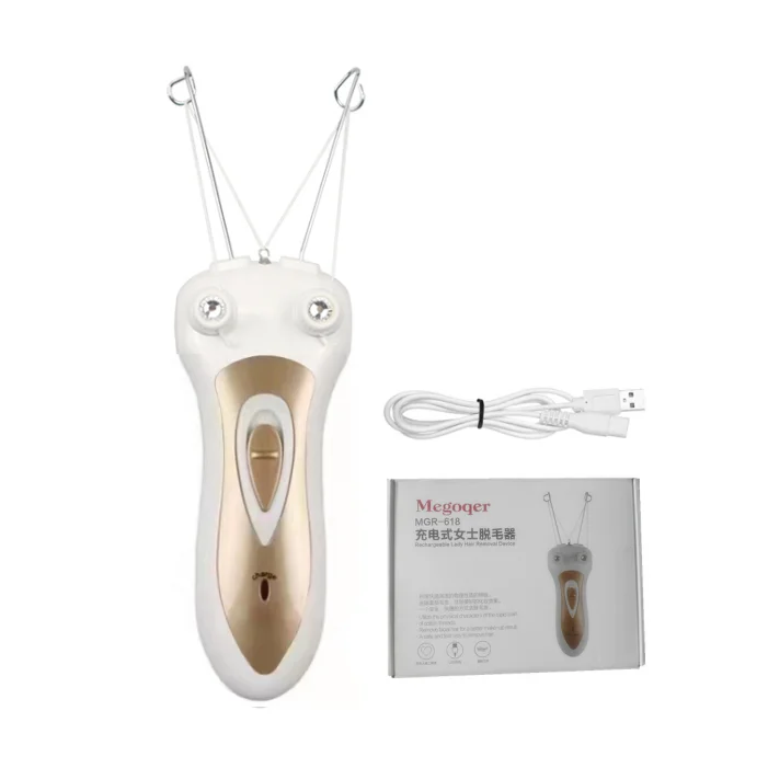 Wholesale female epilator Rechargeable Cordless Painless Lady Electric Shaver facial  Hair Remover body hair removal device