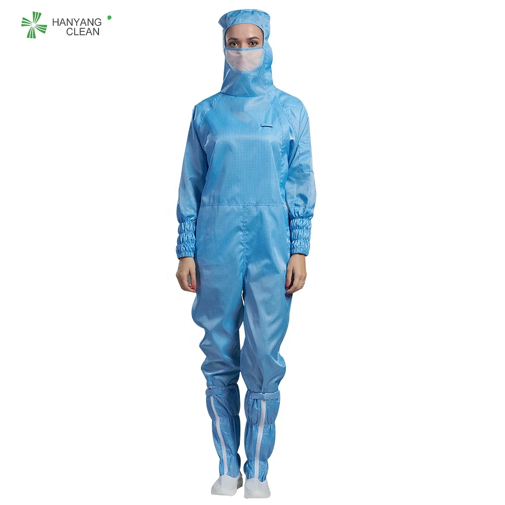 H-1133 Reusable and washable cleanroom esd garment antistatic suit