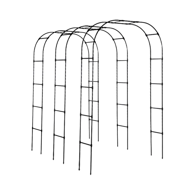 European Arch Flower Frame Best Selling Outdoor Simple Design   Plastic Garden Arch for Climbing Plants