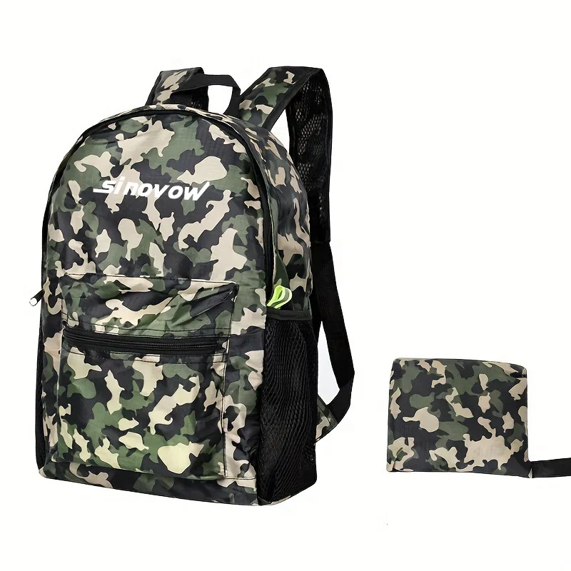 Custom Foldable Hiking Backpacks Lightweight Packable 20l Water Resistant Climbing Travel Backpack Folding Customized Daypack