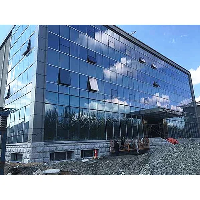 Professional Design Modern Sloped Light Steel Structure Prefab Office Building