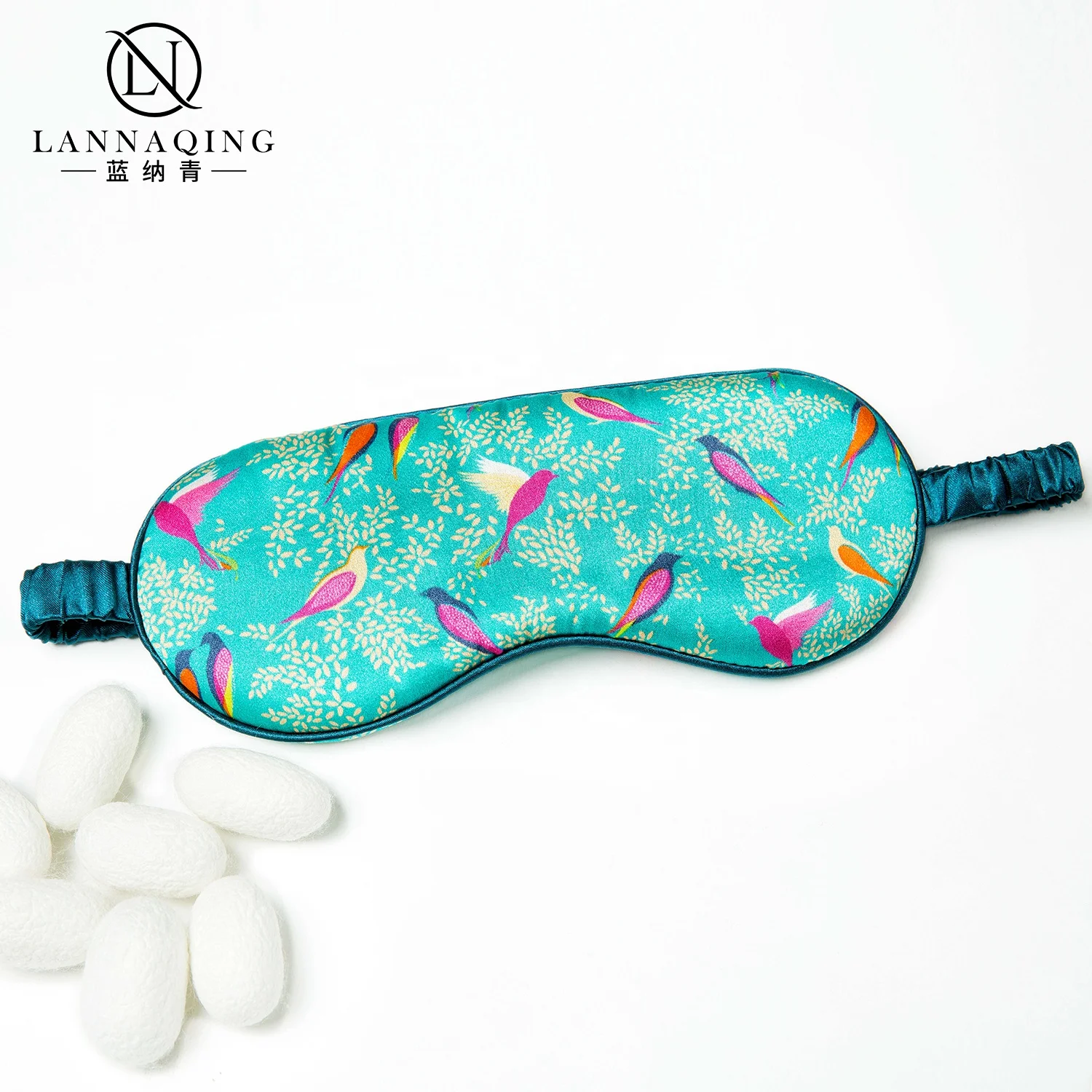 High Quality Set Natural 100% Silk Eye Mask With Custom Package For Anti-eye Congestion