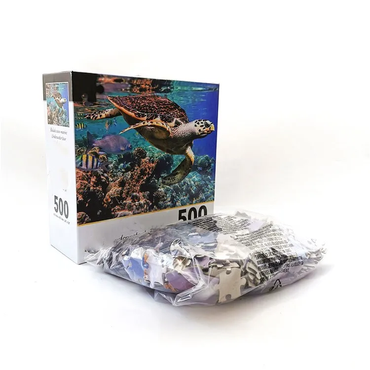 
2020 Amazon New Product Custom Puzzle For Adults 1000 Pieces Scenery Cartoon Game Jigsaw Puzzle Custom 