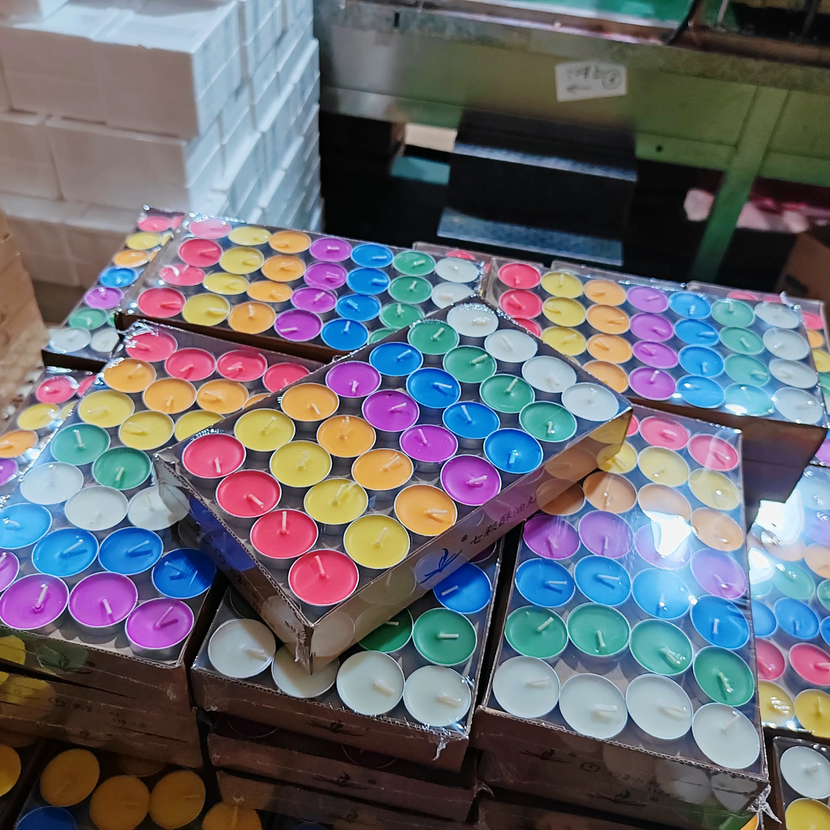 wholesale paraffin wax tea light 4 hour 100pcs white unscented tealight candles