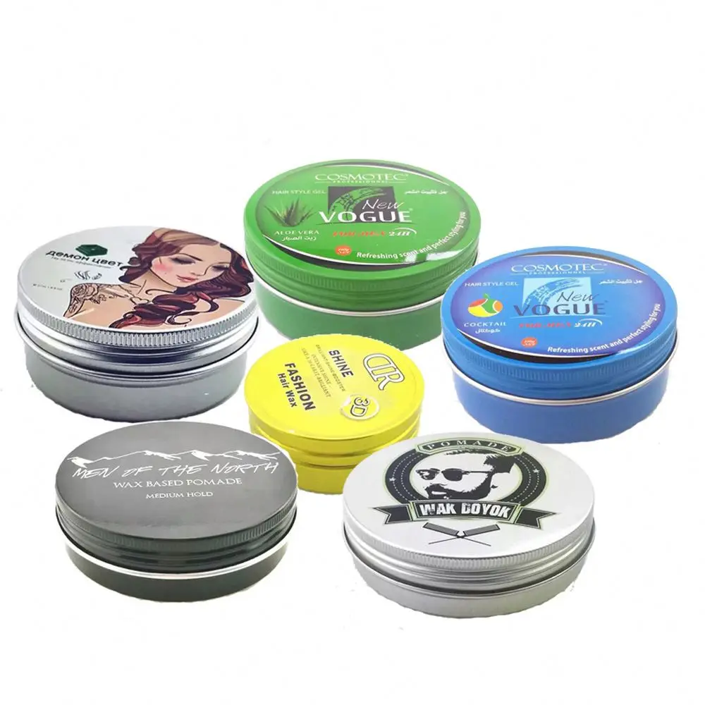 Custom Round Aluminium Container Packaging Can 15ml 30ml 50ml 60ml 100ml 120ml 150ml Aluminum Jar Tin AJ199J