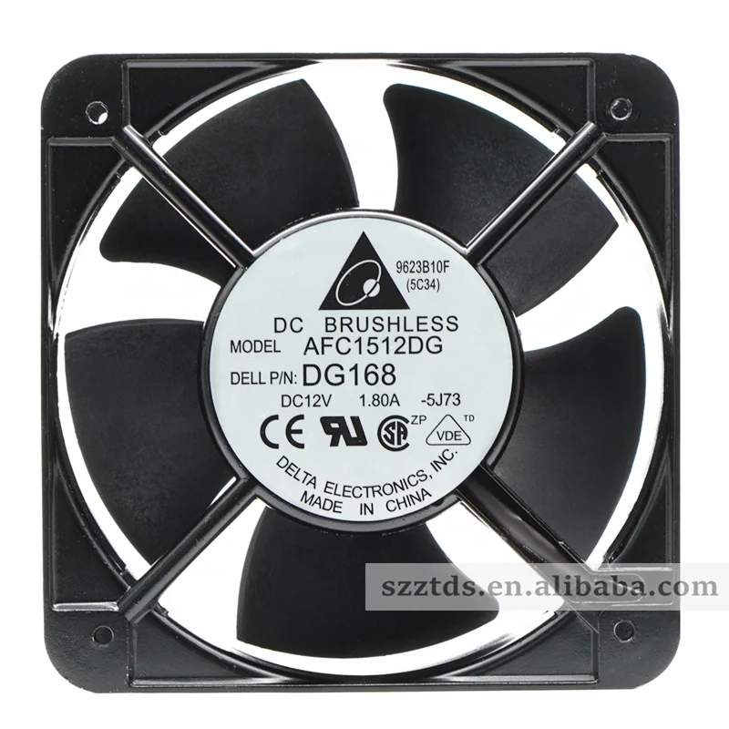 New Original DELTA 15050 AFC1512DG 12V 1.80A dc 15cm fan 4Pin PWM 150*150*50mm high speed 3800RPM 150mm Axial Flow cooling fans