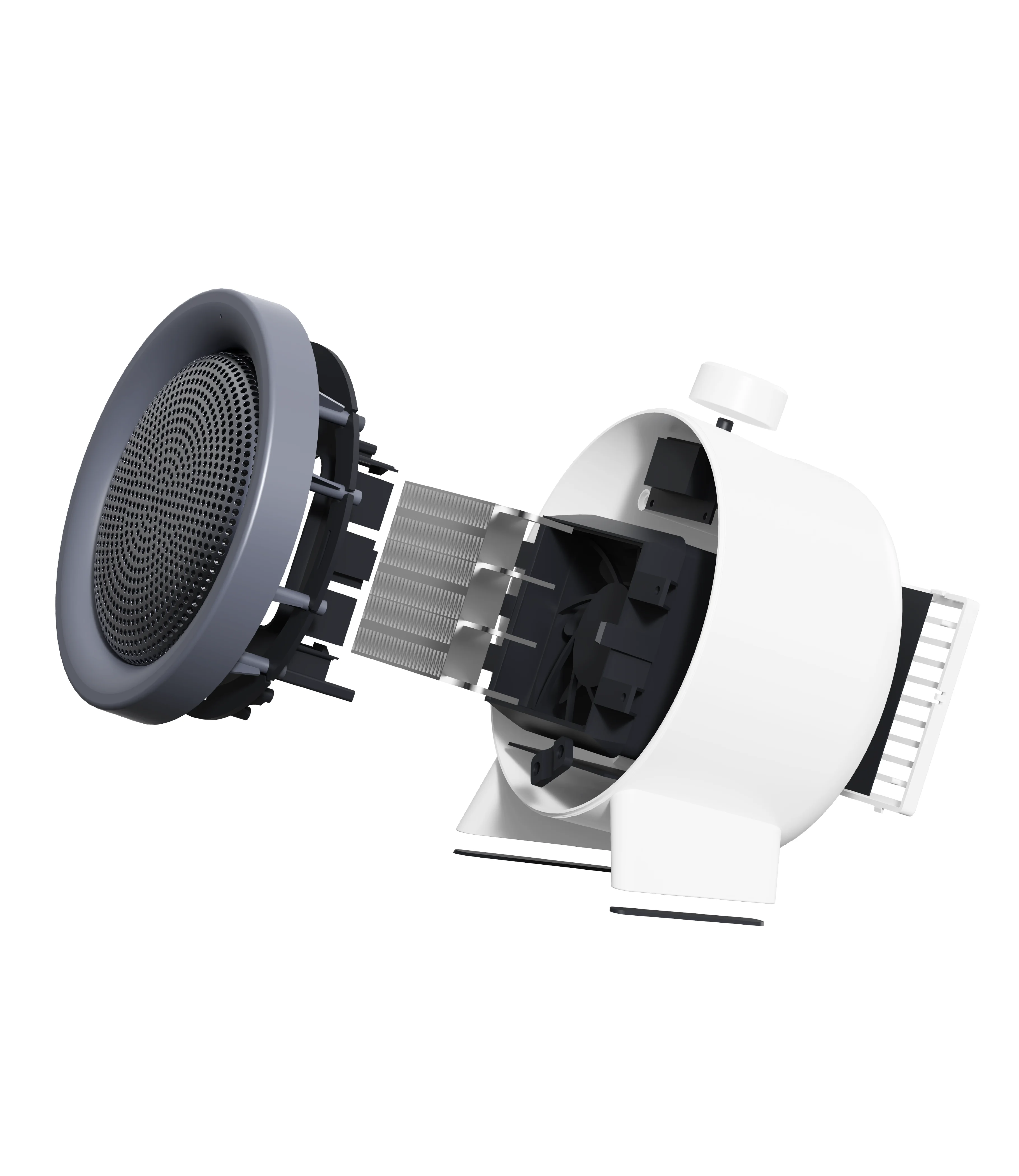 2023 Hot Selling 1000W Portable Mini USB Bladeless Office Household PTC Ceramic Electric Fan Heater