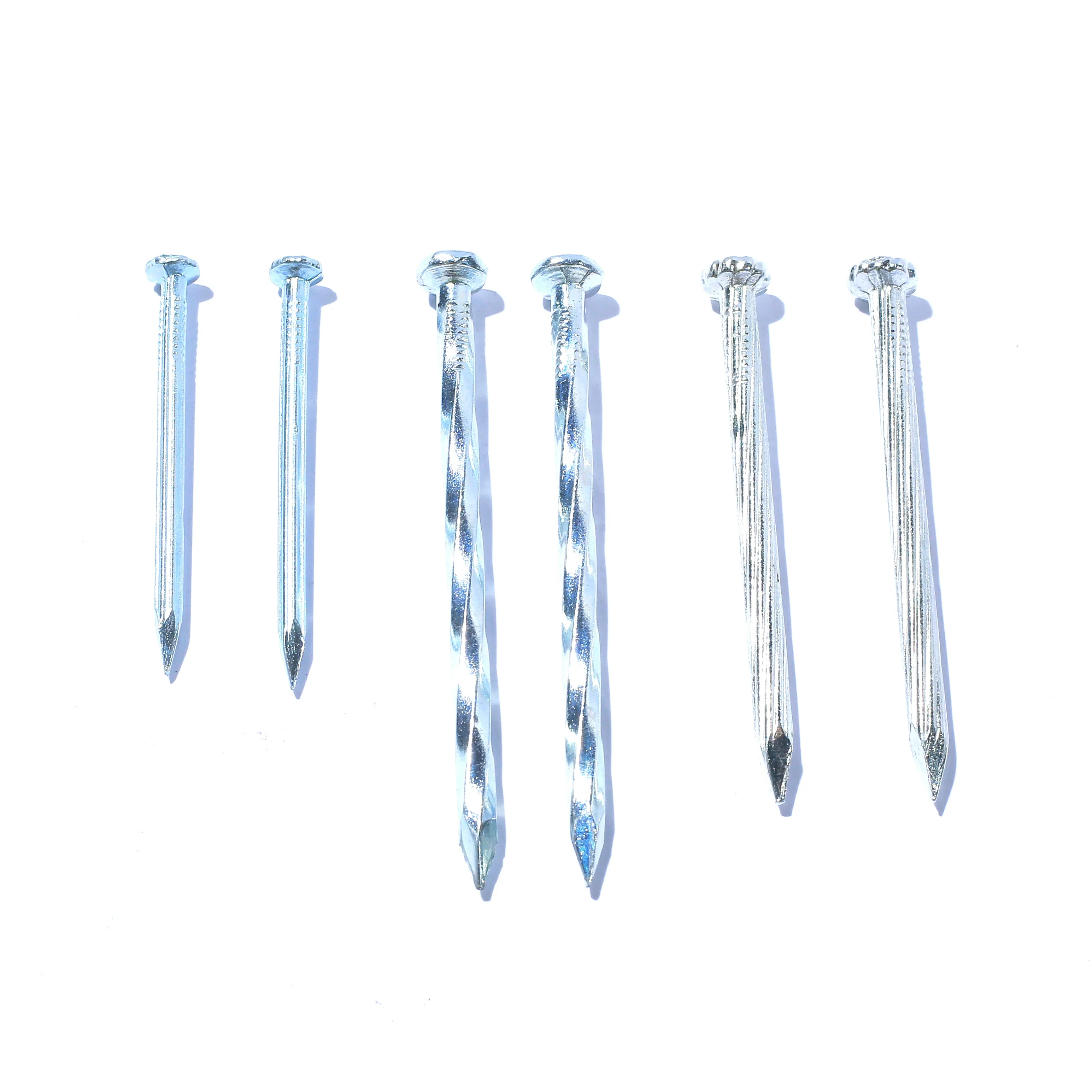 Concrete nails price per kg blue hardened steel nails with round head  2.0x20m