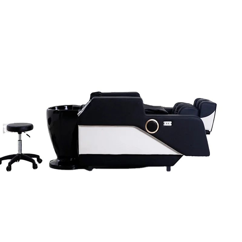 Chinese Factory Barbershop Facial Bed Set Beauty Salon Furniture Packages Gold And Pink