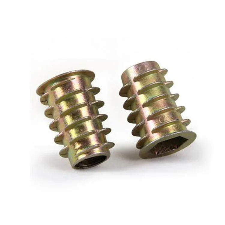 Furniture Wood Insert Nut B-Nut M5 M6 M8 Threaded Inserts F Wood Nut