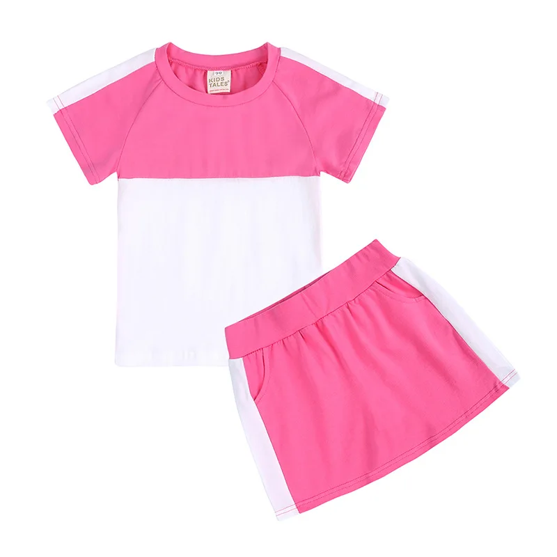 Custom Kids Tales Toddler Summer Fashion Clothing Set Children Boys Girls Bulk Wholesale Blank Kids Clothes Sets Supplier