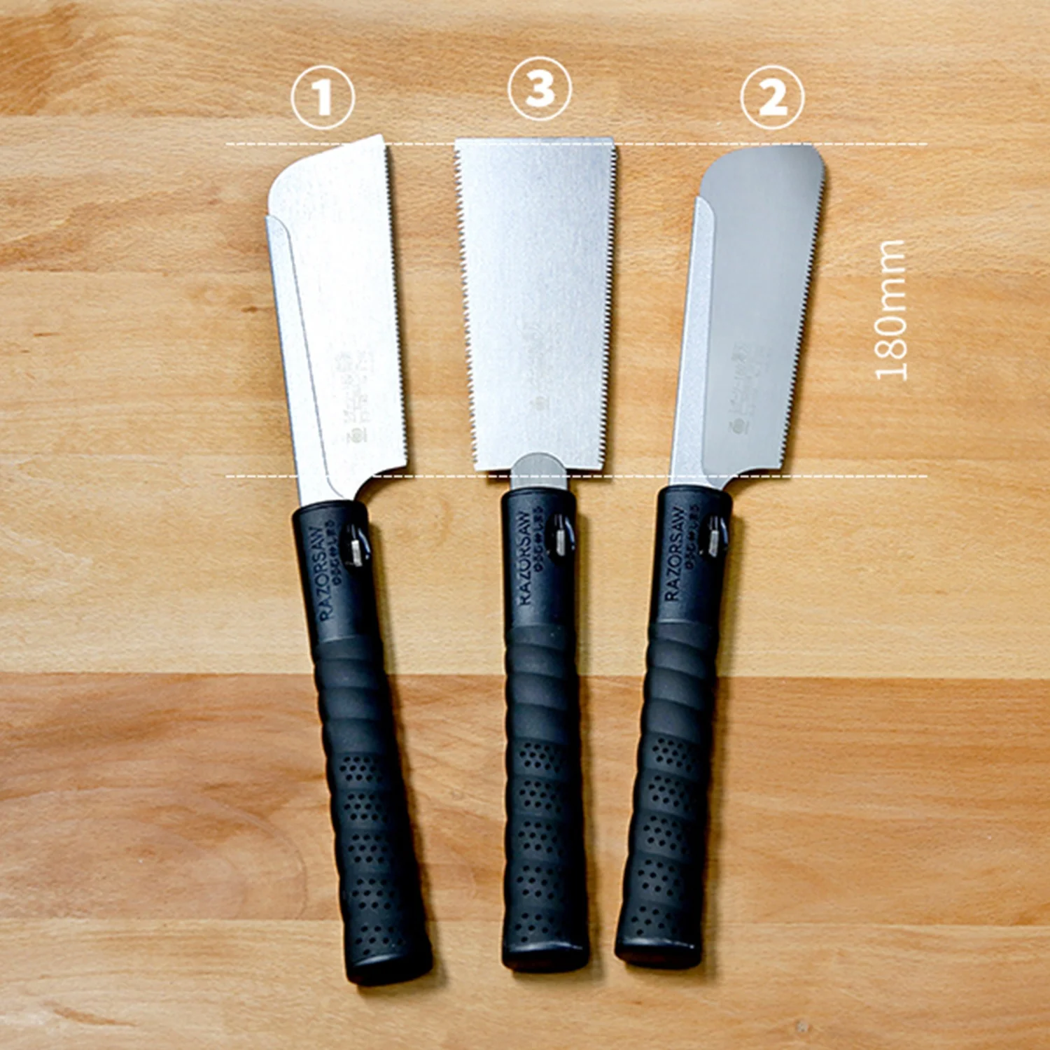 GYOKUCHO - Razorsaw 180mm Compact Series with Replaceable Blade and Rubber Handle