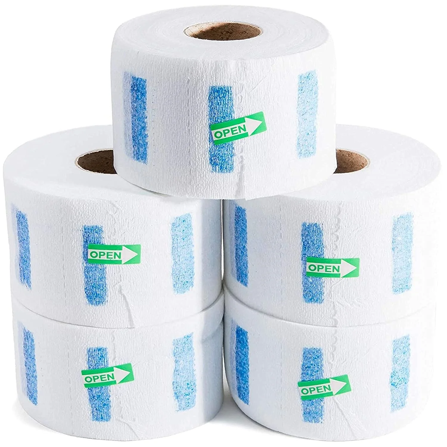 High Quality Wholesale Custom Hairdressing Disposable Neck Paper Strips Roll for