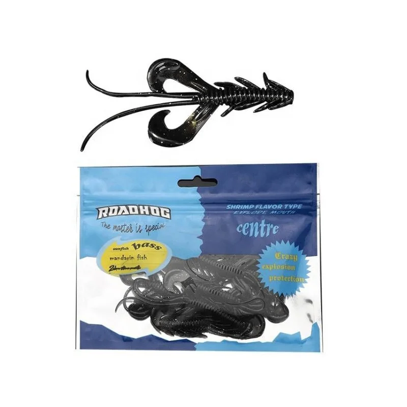 Best selling 8pcs/bag New fishing lure bait 10cm 3.7g Artificial Outdoor Shrimp Fishing Lure