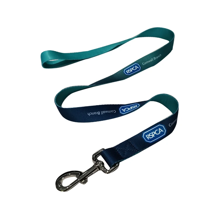 Wholesale Gradient Color Dye Sublimation Custom Printed Adjustable Dog Training Rope Leash Chain And Collar Set