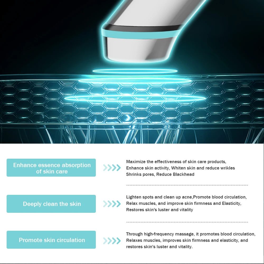 Beauty Facial Treatment Device for Anti-Aging Led Light Therapy Facial Massager Anti Wrinkle Skin Care Facial Led Wand
