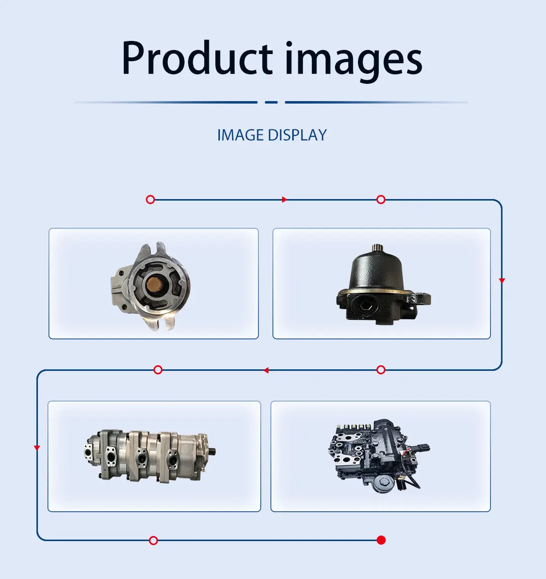 WA250-3 High Quality Hydraulic Piston Pump 705-51-20390 Wheel Loader Series Machine Hydraulic Oil Pump