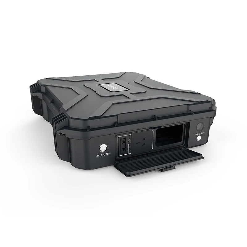 Shenzhen factory supply portable power station X-1000 Li-ion NCM Polymer 1000 Max Solar generator for outdoor