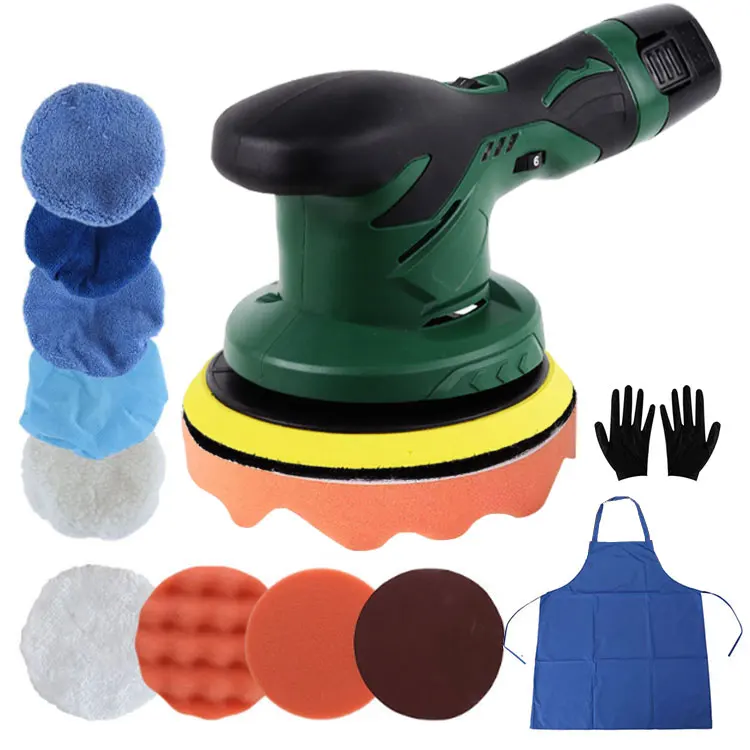 12V Cordless Car Polisher Tool Sets Brushless Portable Electric Battery Polishing Car Buffer Polisher Machine