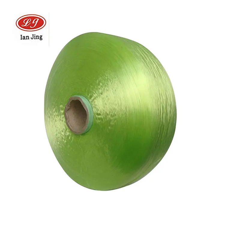Hot Sale High Tenacity Green Color Multifilament Fdy Pp Yarn 100% Polypropylene for Knitting