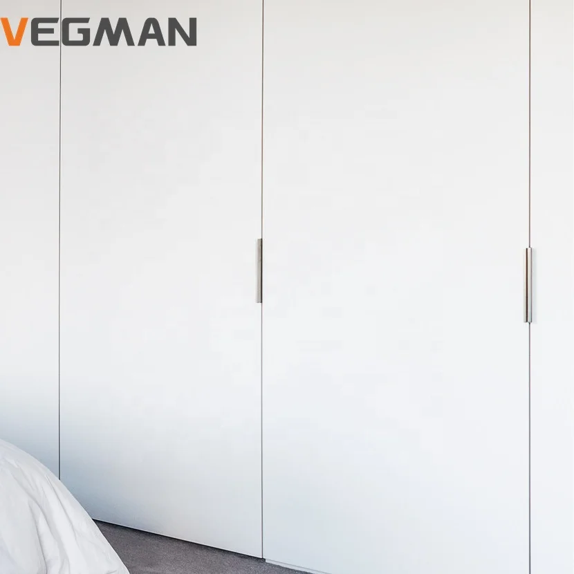 Popular Modern Design Melamine White French Wooden Wardrobe Closets