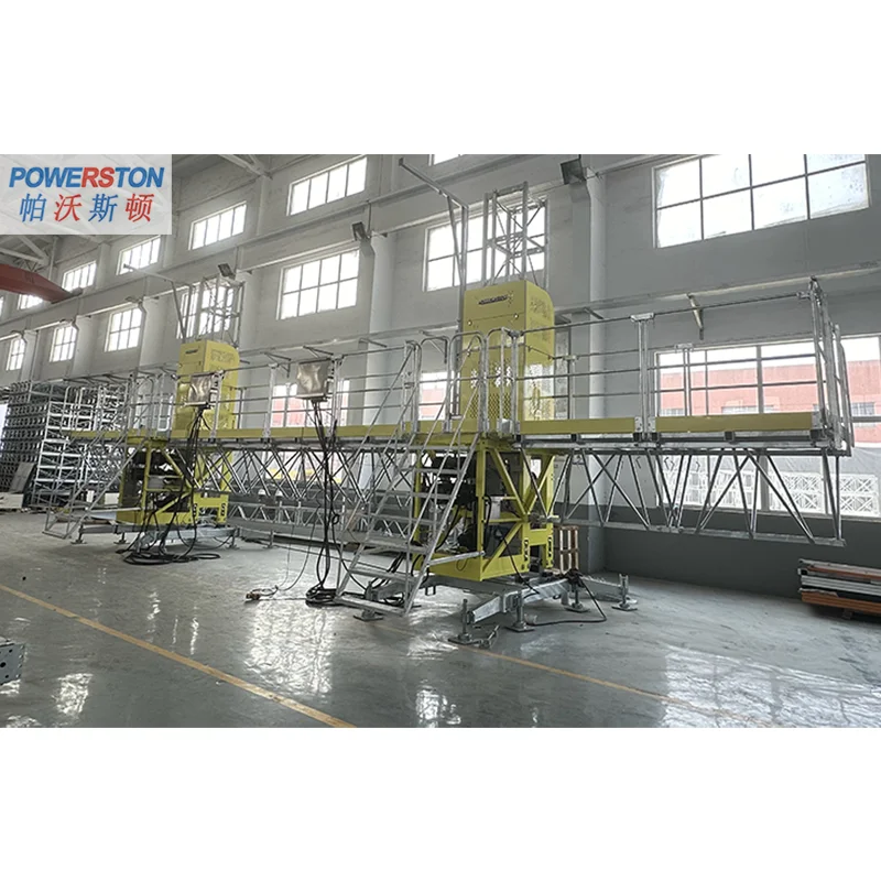 Mast Climbing Equipment Electric Lift Scaffolding Aerial Construction Mast Climbing Work Platform