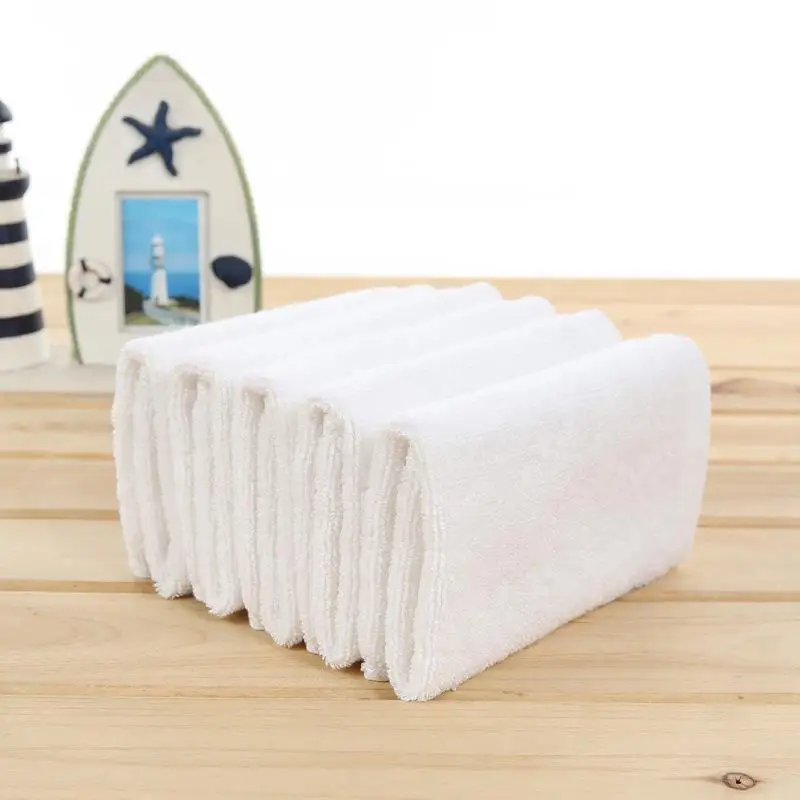 Factory Customization Absorbent And Breathable Washcloths 30*30 Cotton Baby Microfiber Plain Color Face Towel