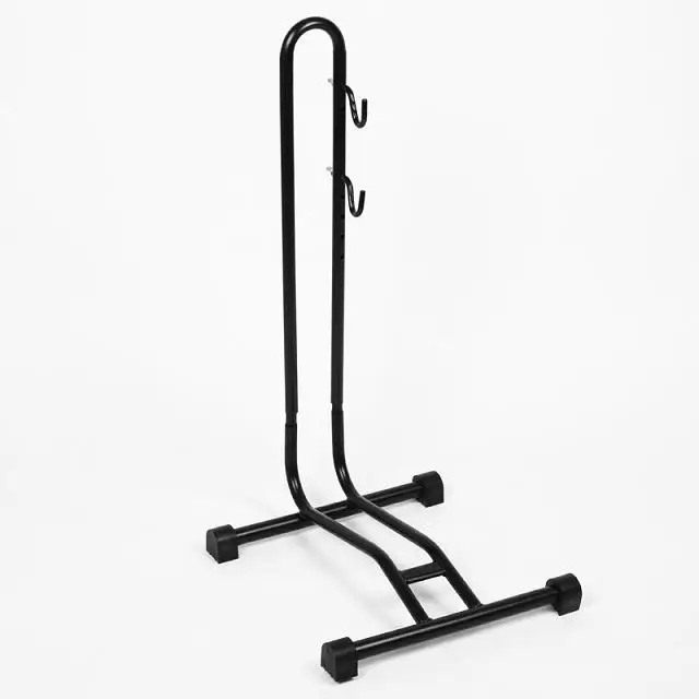 L-Type Steel Display Bike Parking Rack for Road Bikes Rear Suspension Stand for Repair Fits Cars & Road Bike Use