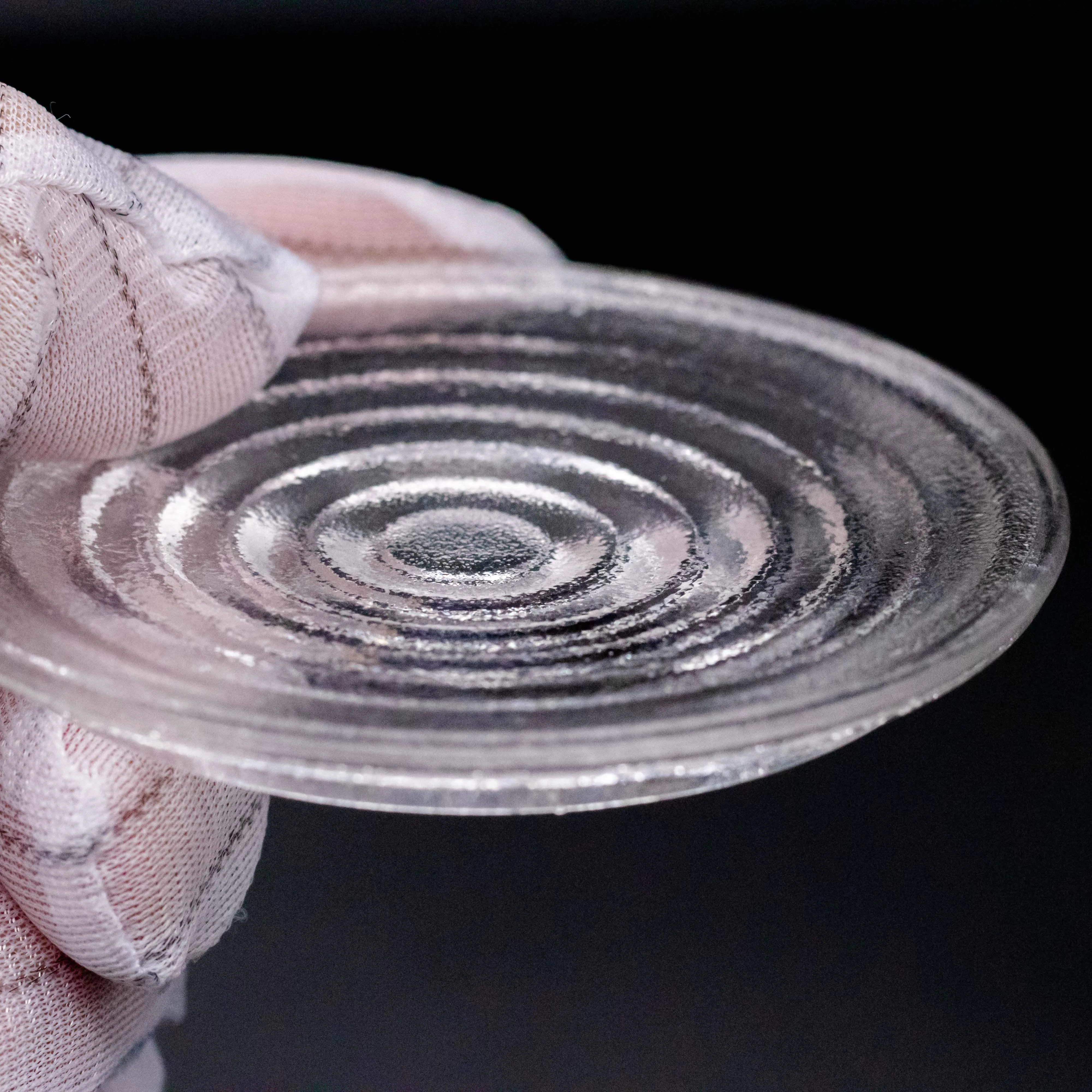 High Transmittance Custom Fresnel Glass Lens Factory-Threaded Circular Arc Lighting for LED Use