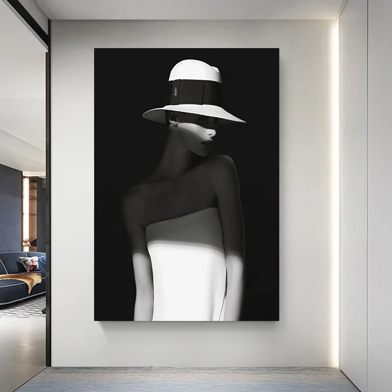 Креативная модная женственная декоративная живопись Современные рамы для Гостиной картины настенное Искусство Большая подвесная картина