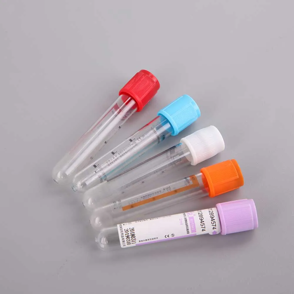 High Quality Medical Disposable Sterile Edta Glass Sample Vacuum Blood Collection Tube 5ML