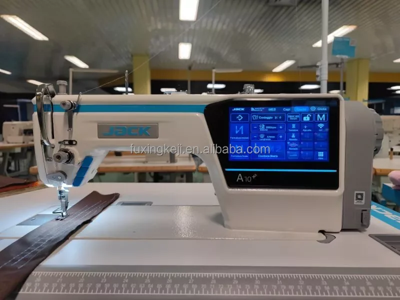 Новый Jack A10 + усовершенствованный шов с сенсорным экраном автоматическая швейная машина промышленная