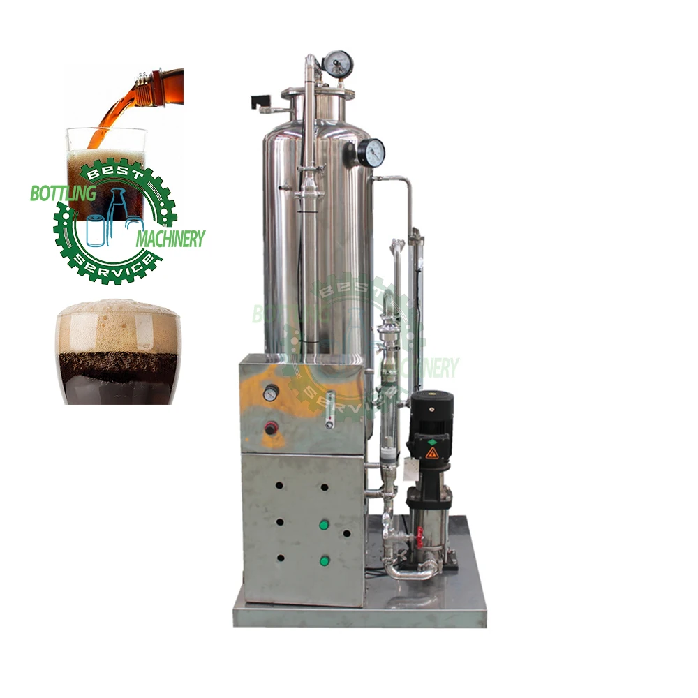 1000L/H to 6000L/H gas juice carbonated drink Single tank carbon dioxide Co2 Mixer