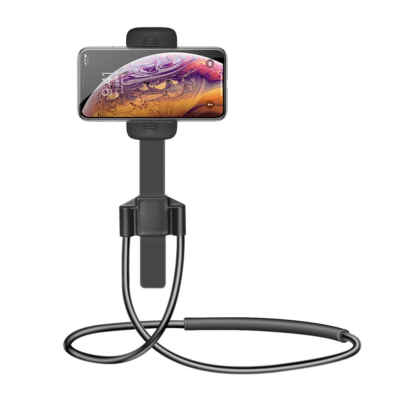 2020 Hot Buy Lazy Cell Phone Holder Stand 360 Rotating Hanging on Neck Cell Phone Mount Holder Lazy Mobile Phone Bracket
