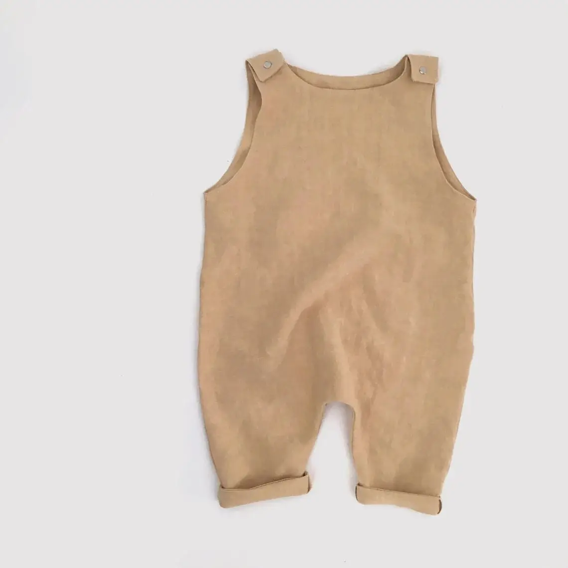 Kids Linen Romper Baby Jumpsuit Linen Overalls Summer Romper Baby Linen Clothing Casual 60 Sleeveless 100% Cotton Woven Unisex