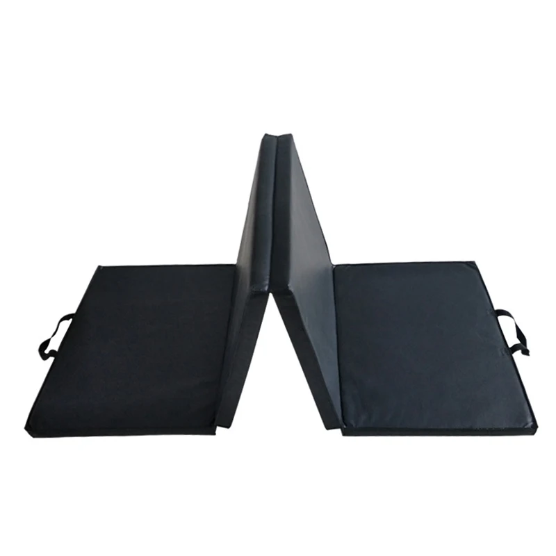 2025 New Design Pink Purple PU Leather Gymnastics Wrestling Tumbling Mat Foldable Gym Floor Mat for Exercise Use Gym Application