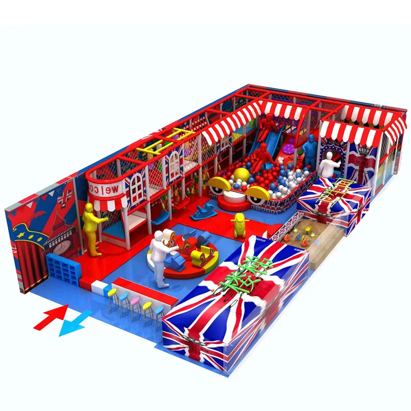 Commercial indoor  Amusement park Equipment Kids indoor Playground equipment  Indoor Soft play Naughty Castle