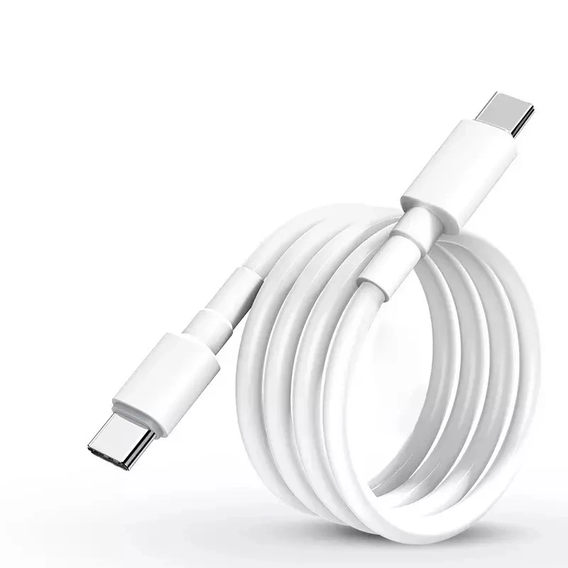 Popular Product White Android 1M 2M Type C To Type C Cable Fast Charging PD 60W USB C Charging Data Cable for Samsung Huawei